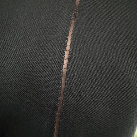 Vince Silk Draped Ladder Stitch Tank large black - Picture 4 of 6